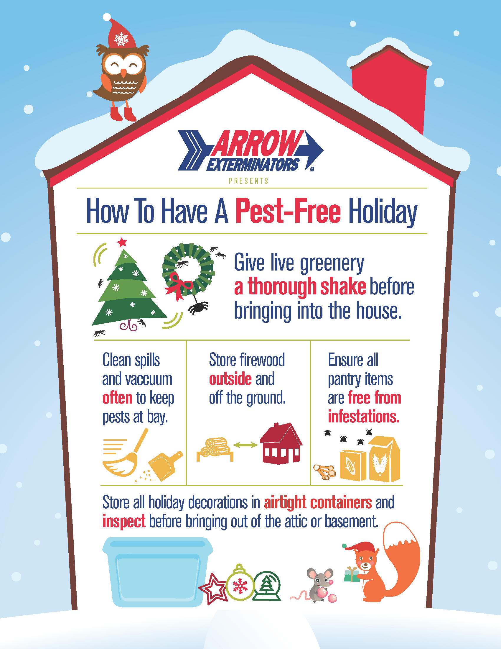 Tips on How to Have a Pest-Free Holiday 