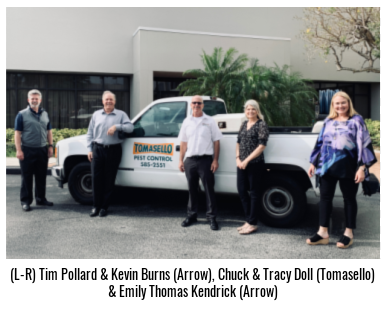 Arrow acquiring Tomasello Pest Control.