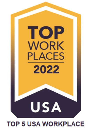 Top workplaces 2022 award.
