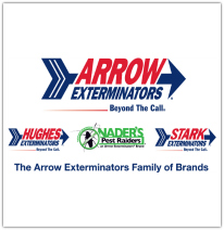 The Arrow Exterminators family of brands logo.